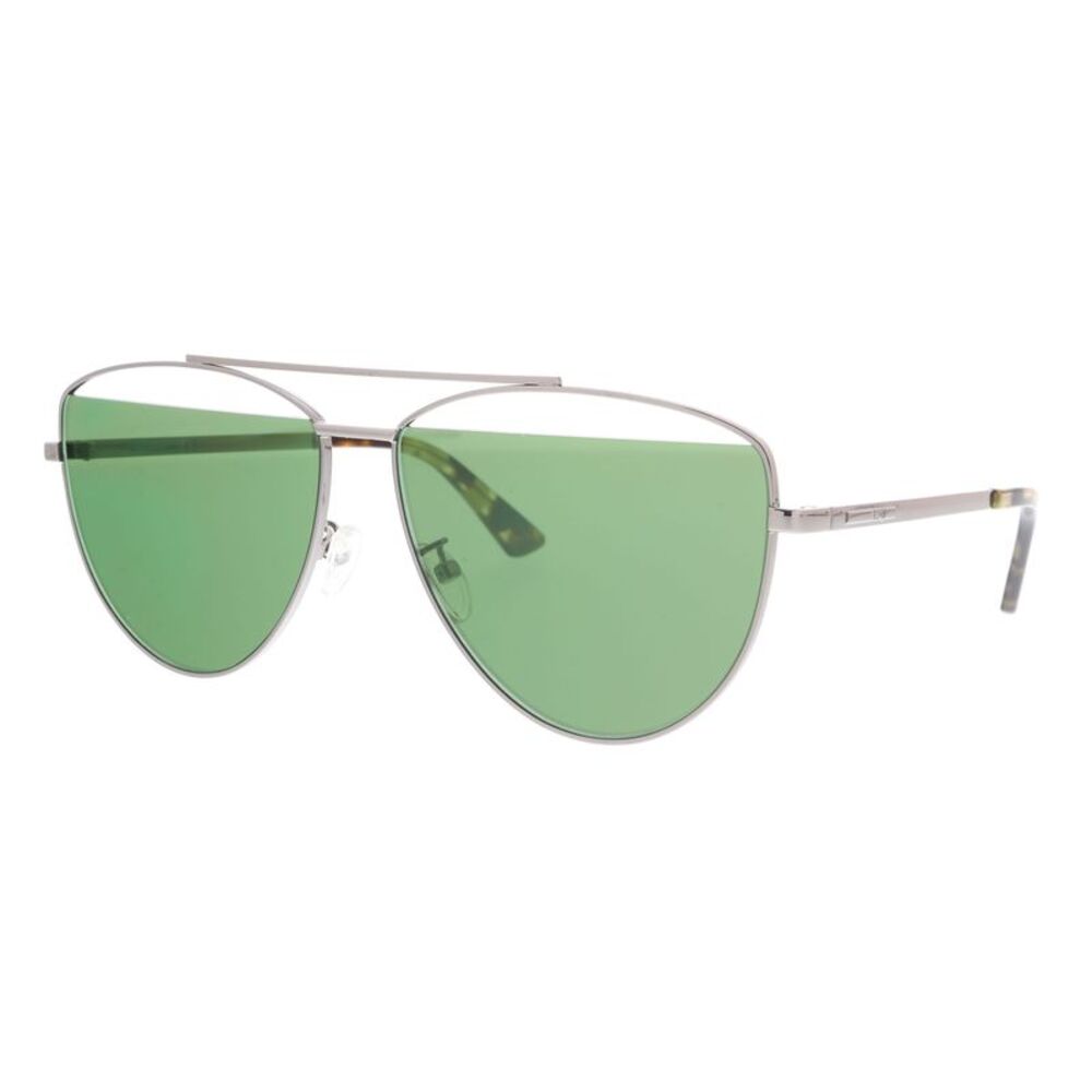 McQ MQ0157S-005 Silver Aviator Sunglasses